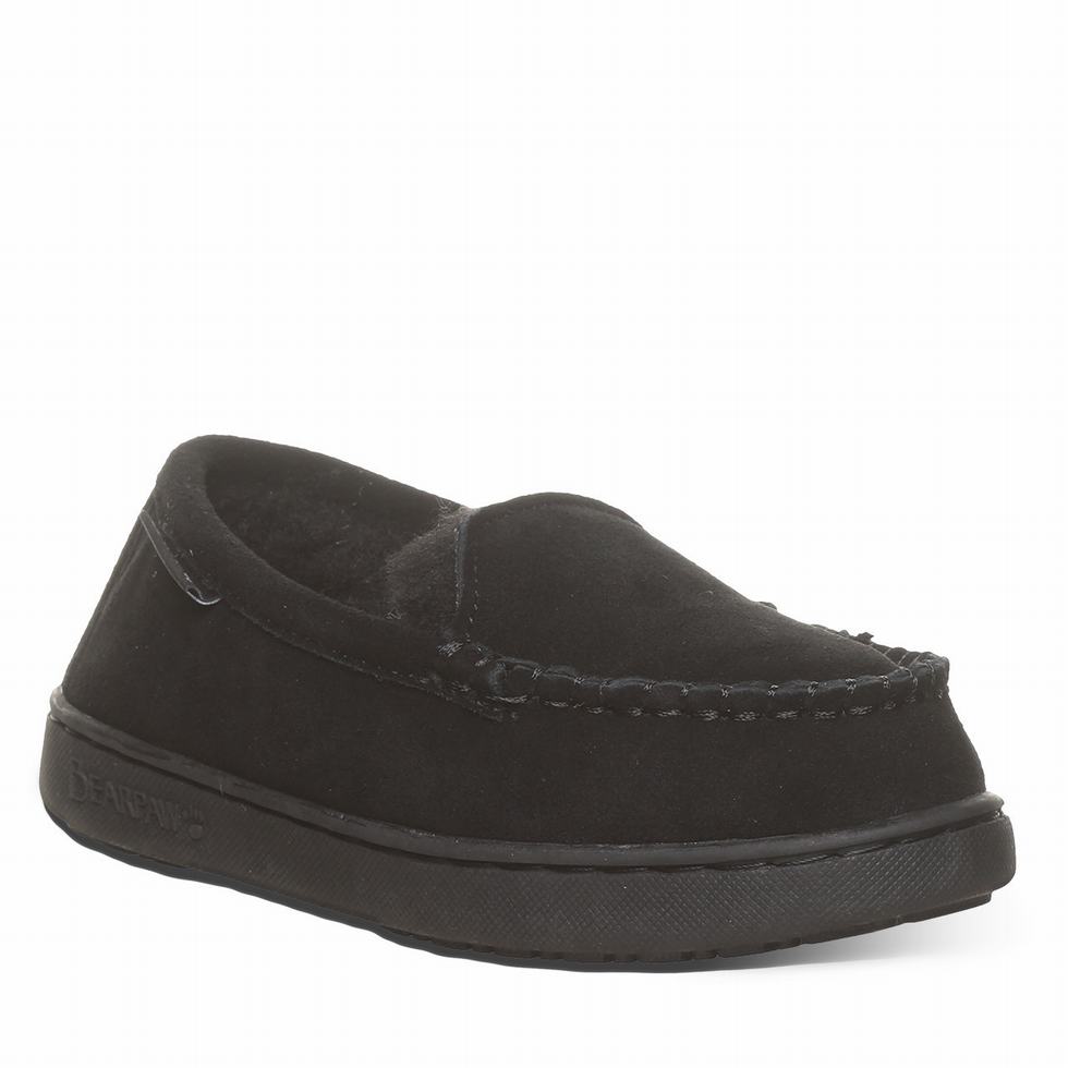 Bearpaw Jamie Youth Tøfler Barn Svarte | EIY679LR