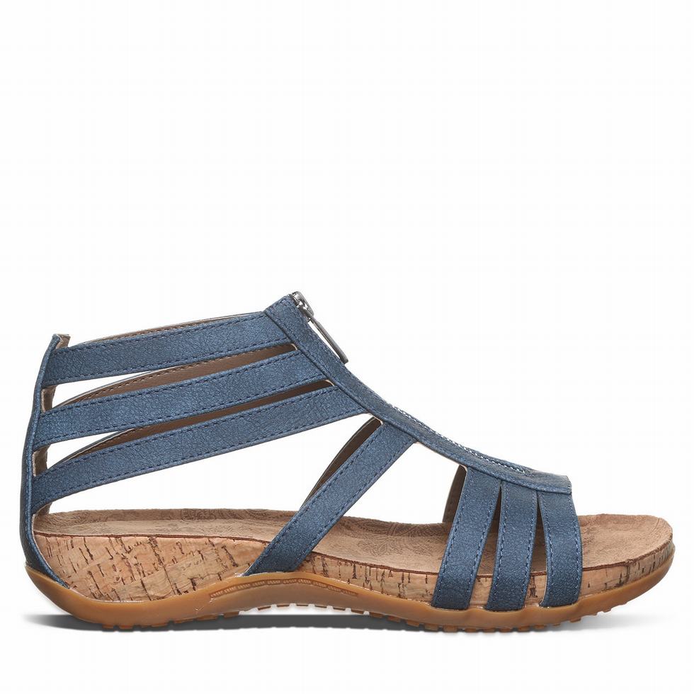 Bearpaw Layla II Sandaler Dame Blå | NJM135UM