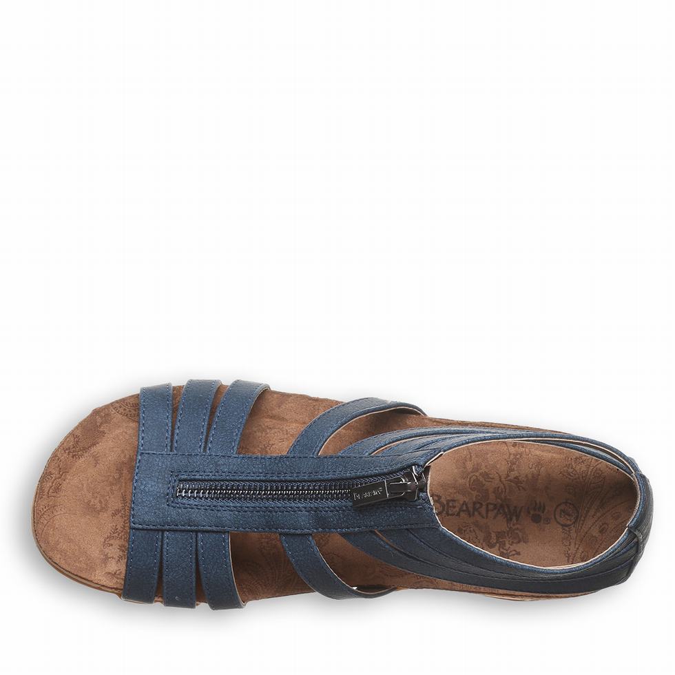 Bearpaw Layla II Sandaler Dame Blå | NJM135UM