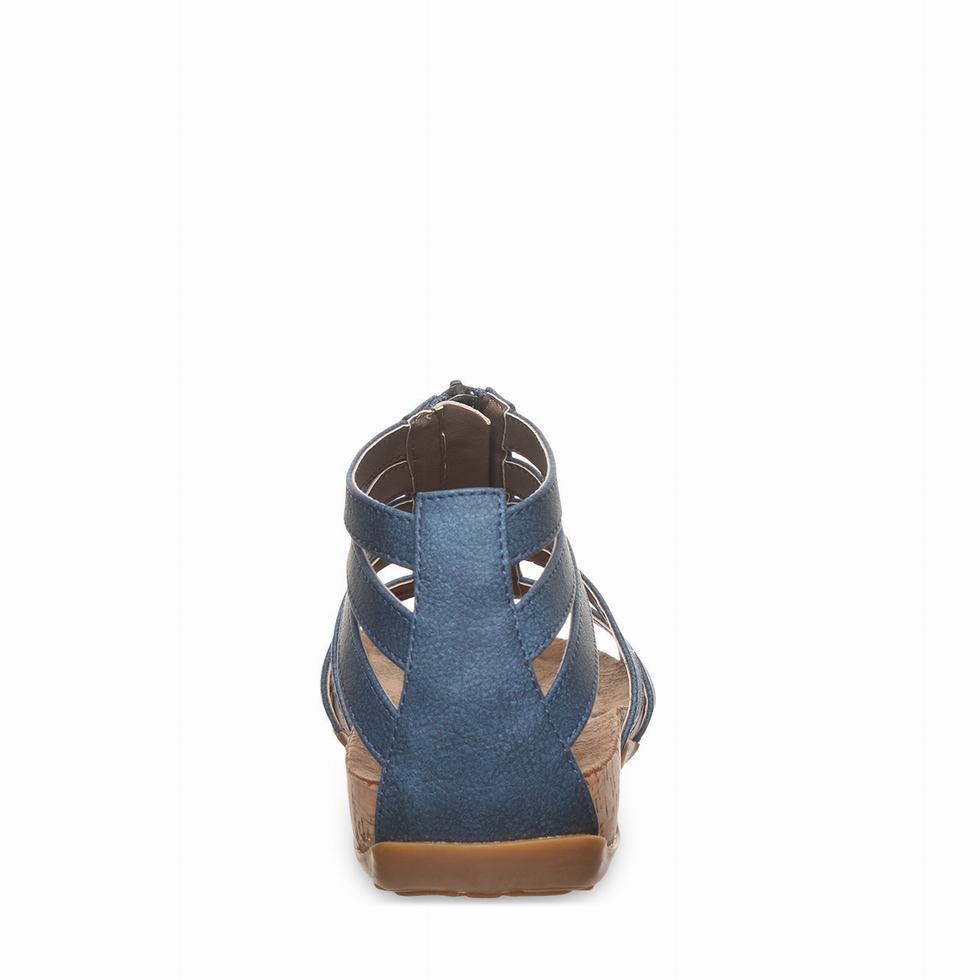 Bearpaw Layla II Sandaler Dame Blå | NJM135UM