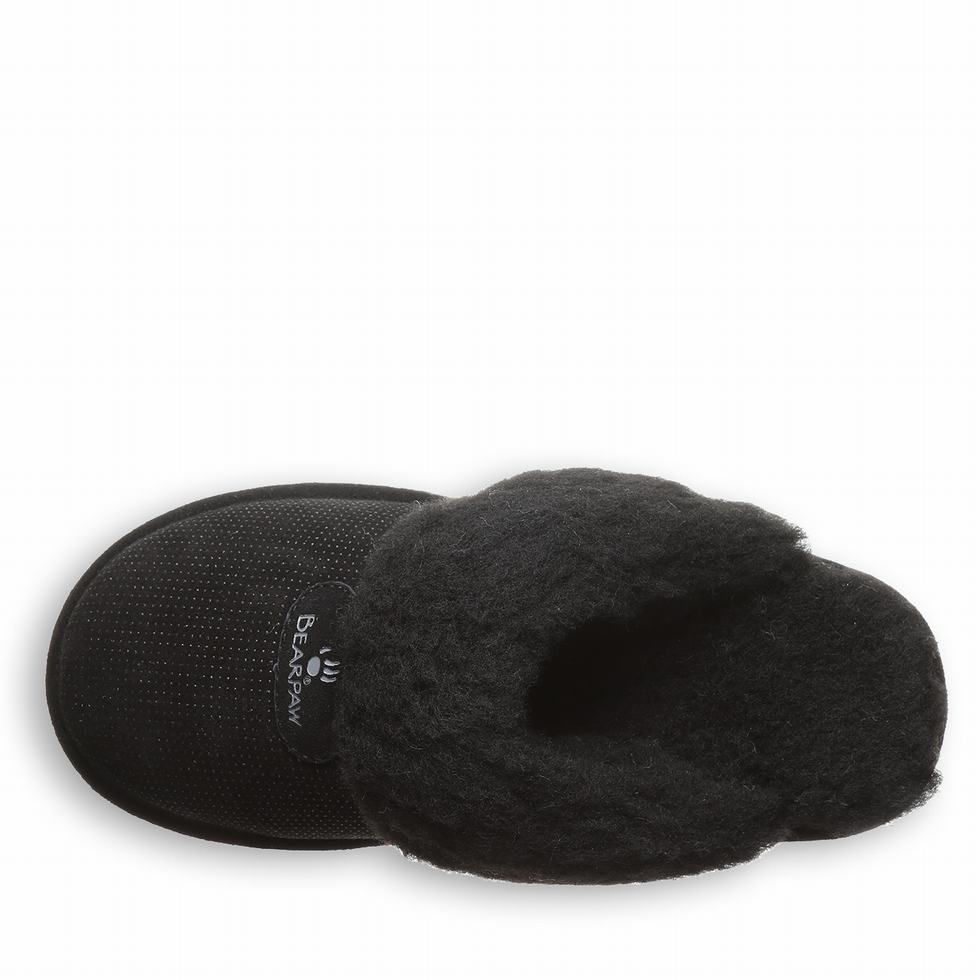 Bearpaw Loki Exotic Tøfler Dame Svarte | LJS9814AE