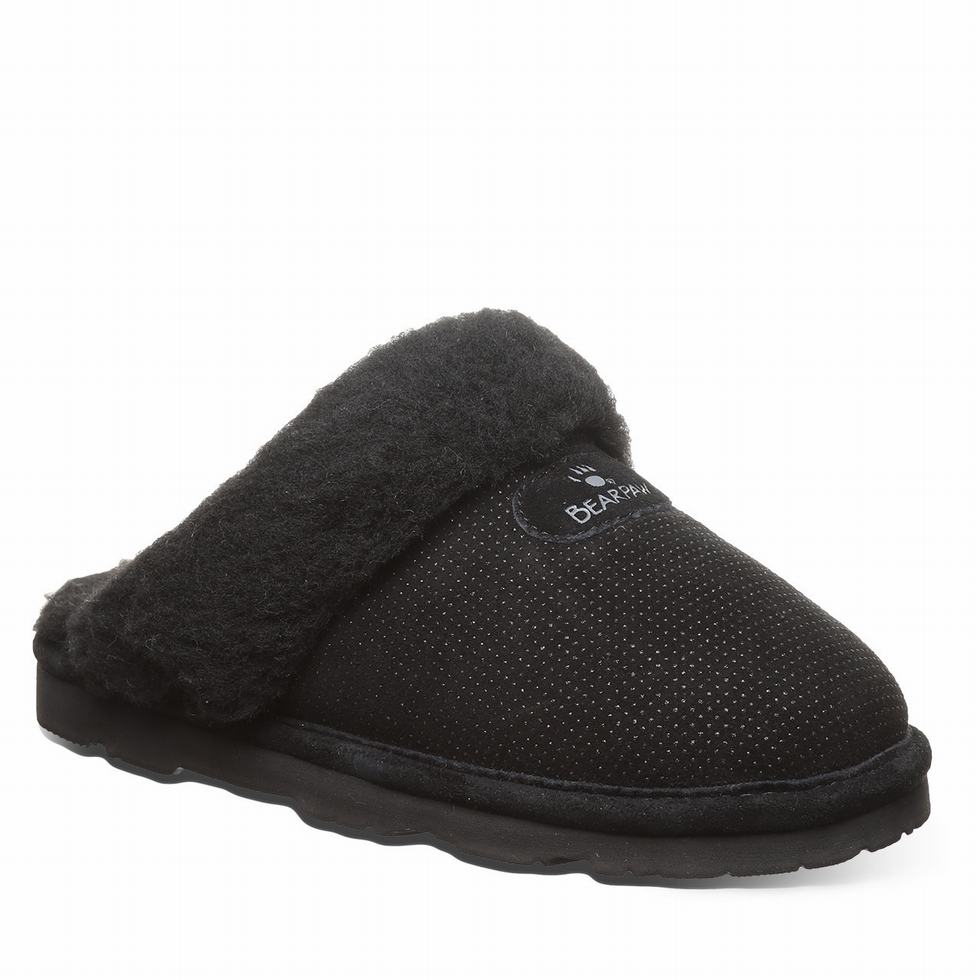 Bearpaw Loki Exotic Tøfler Dame Svarte | LJS9814AE