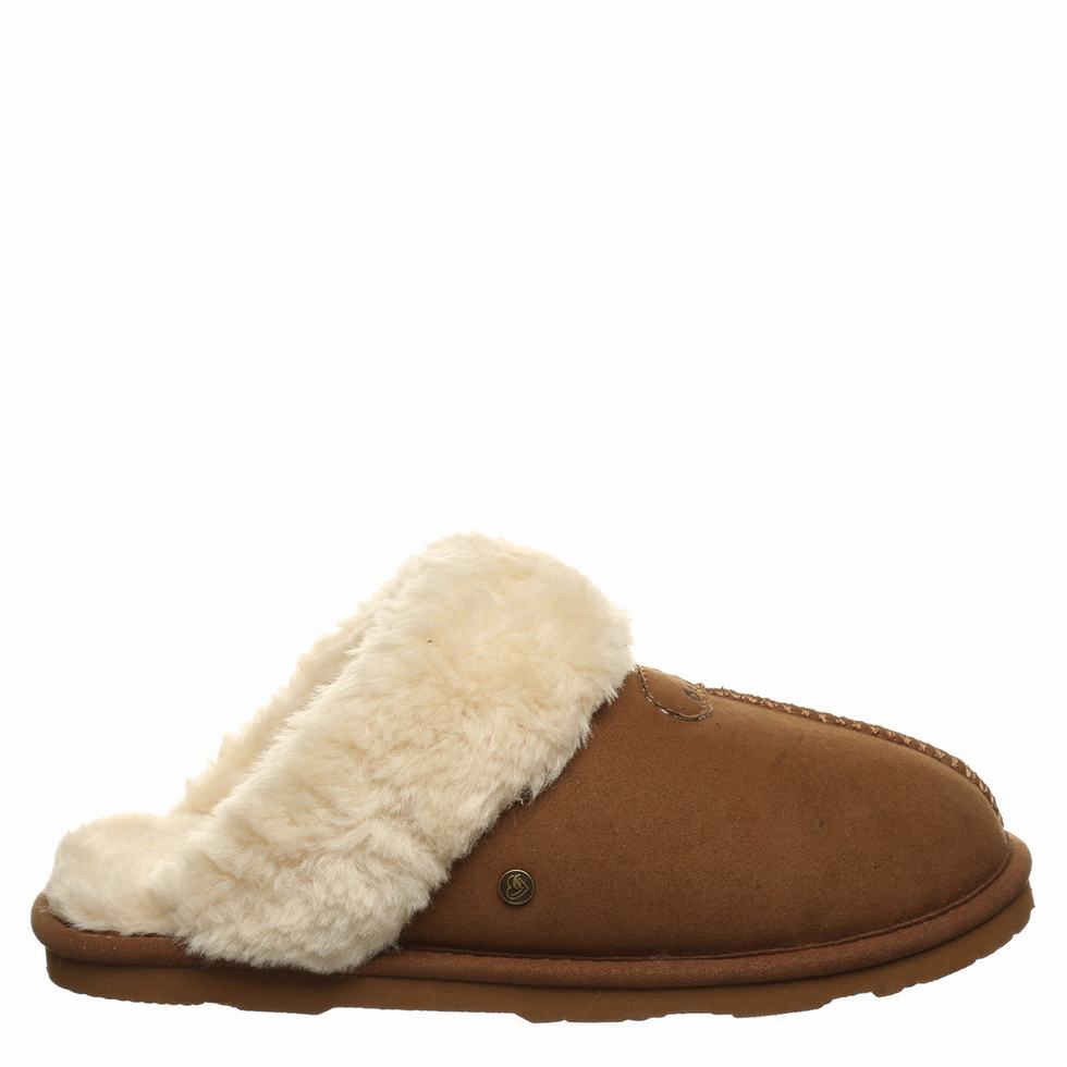 Bearpaw Loki Vegan Tøfler Dame Brune | LGM292HB