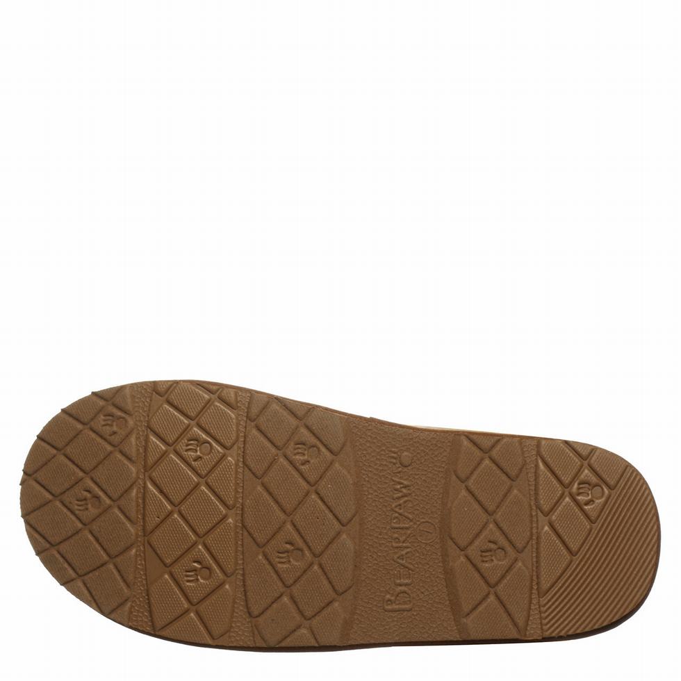 Bearpaw Loki Vegan Tøfler Dame Brune | LGM292HB