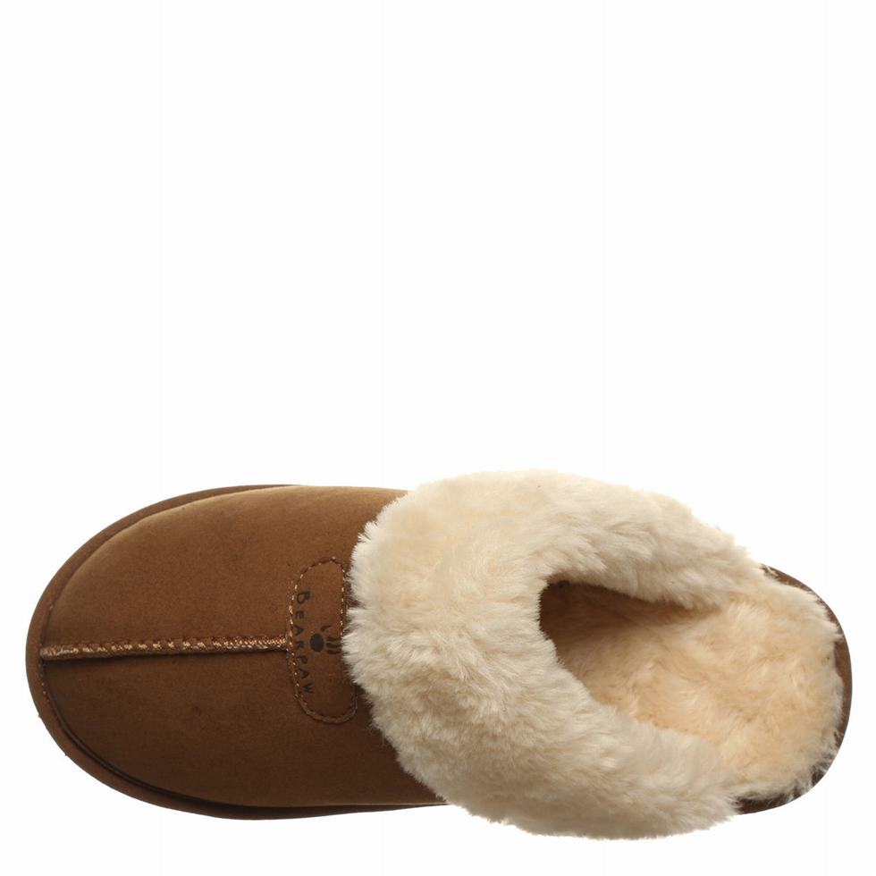 Bearpaw Loki Vegan Tøfler Dame Brune | LGM292HB