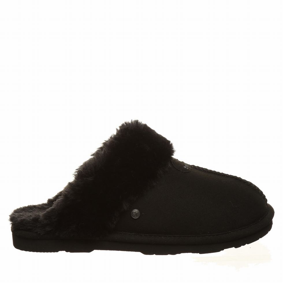 Bearpaw Loki Vegan Tøfler Dame Svarte | QWG325ZJ