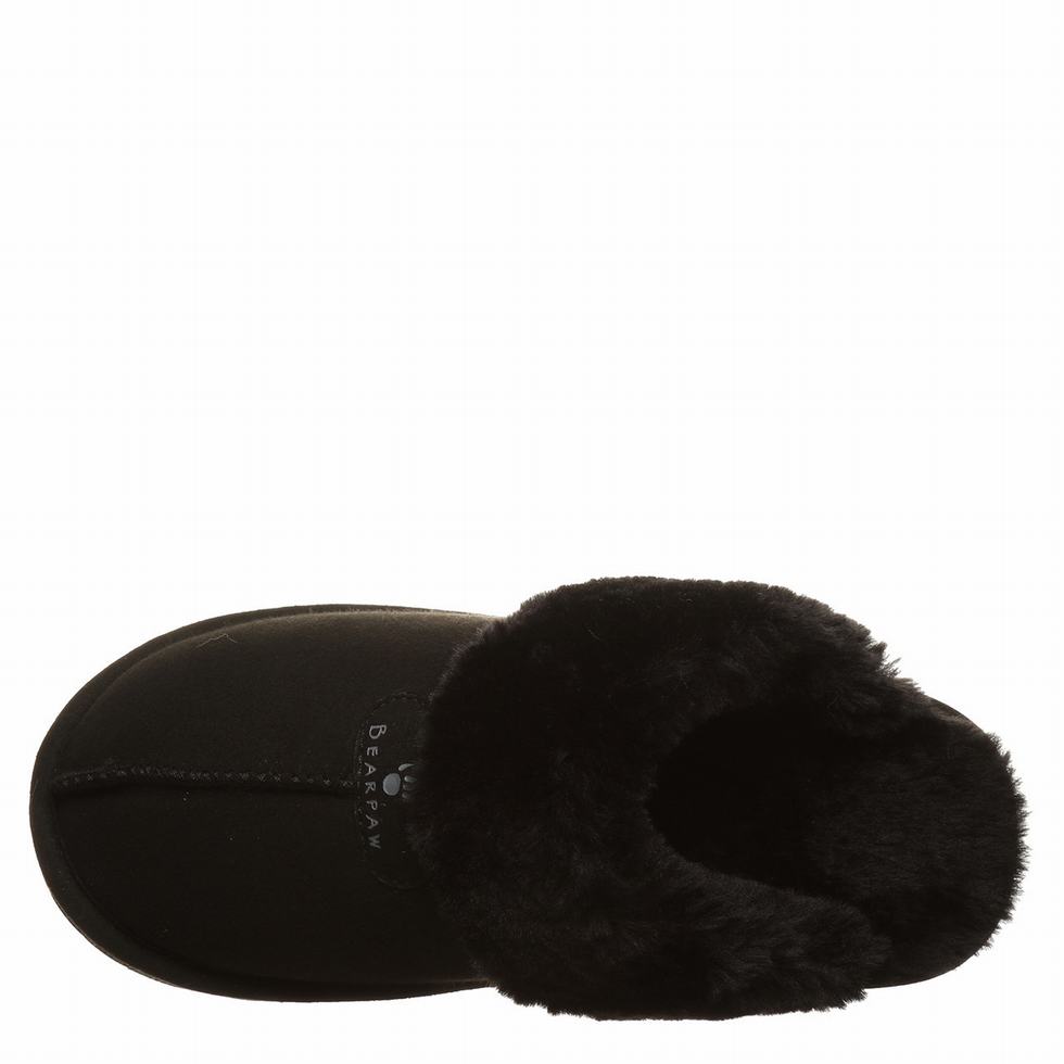 Bearpaw Loki Vegan Tøfler Dame Svarte | QWG325ZJ