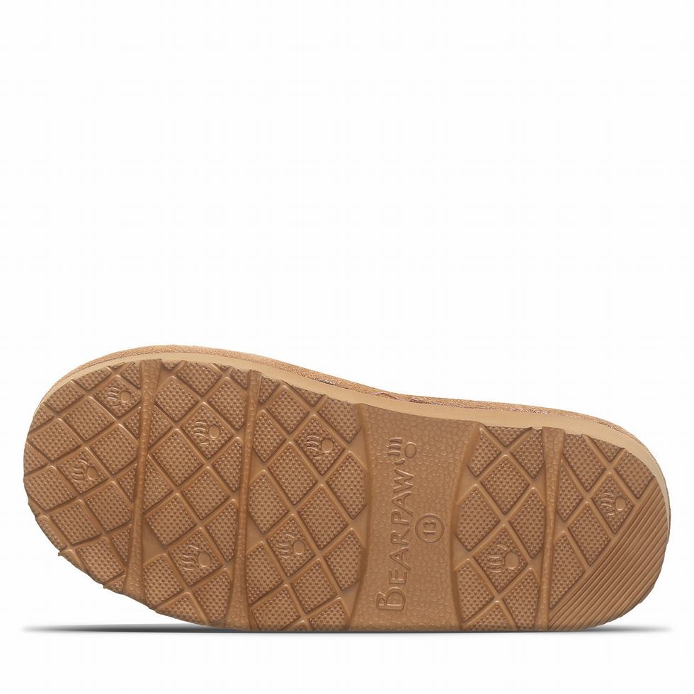 Bearpaw Loki Youth Tøfler Barn Brune | JIL2117QI