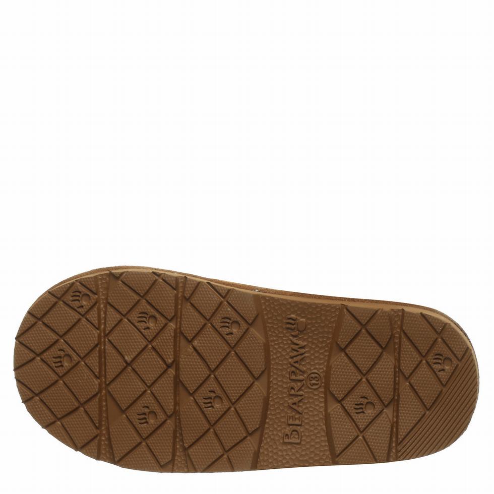 Bearpaw Loki Youth Tøfler Barn Brune | ZIU764DC