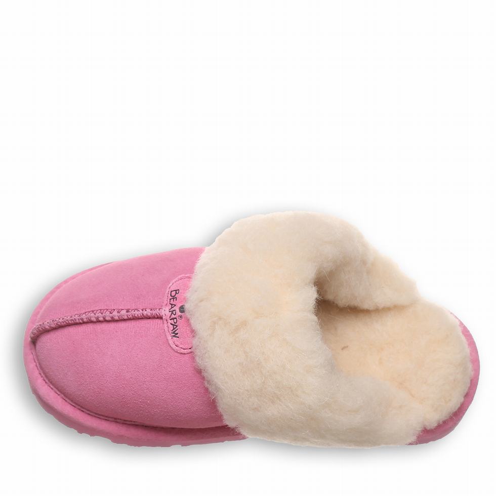 Bearpaw Loki Youth Tøfler Barn Rosa | OZQ4142XA