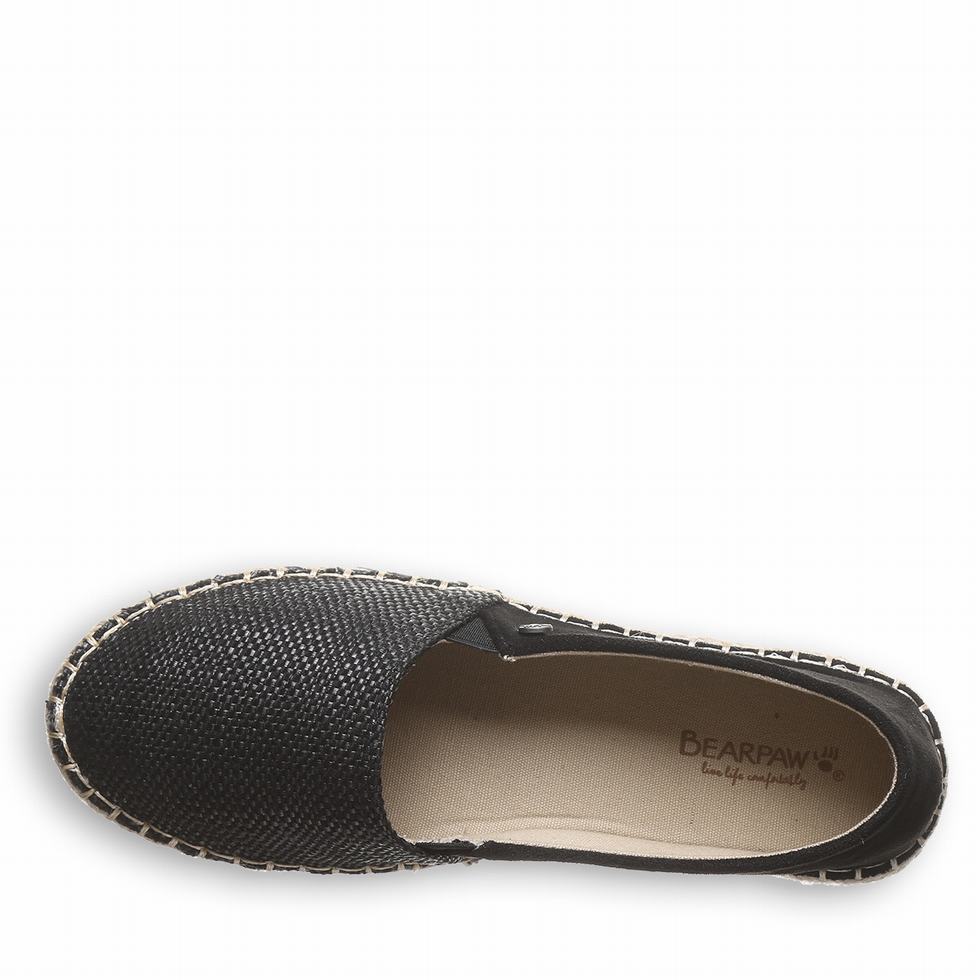 Bearpaw Macchiato Espadrillos Dame Svarte | MTT4410HE