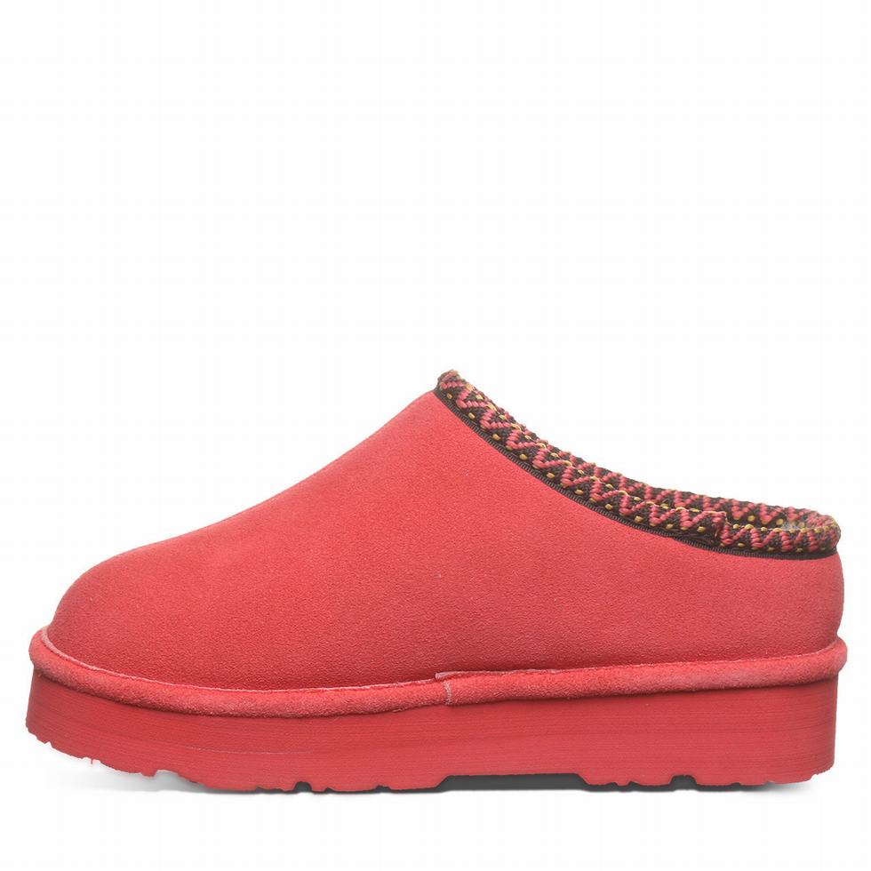 Bearpaw Martis Tøfler Dame Rød | IRC74MD