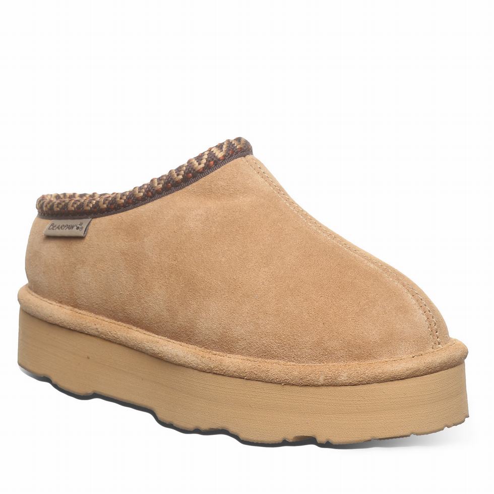 Bearpaw Martis Youth Tøfler Barn Brune | IYJ974MA