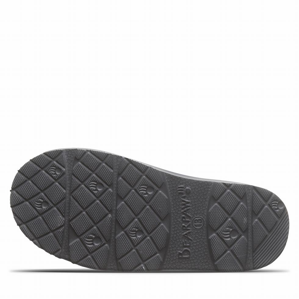 Bearpaw Martis Youth Tøfler Barn Svarte | YOO6642WS