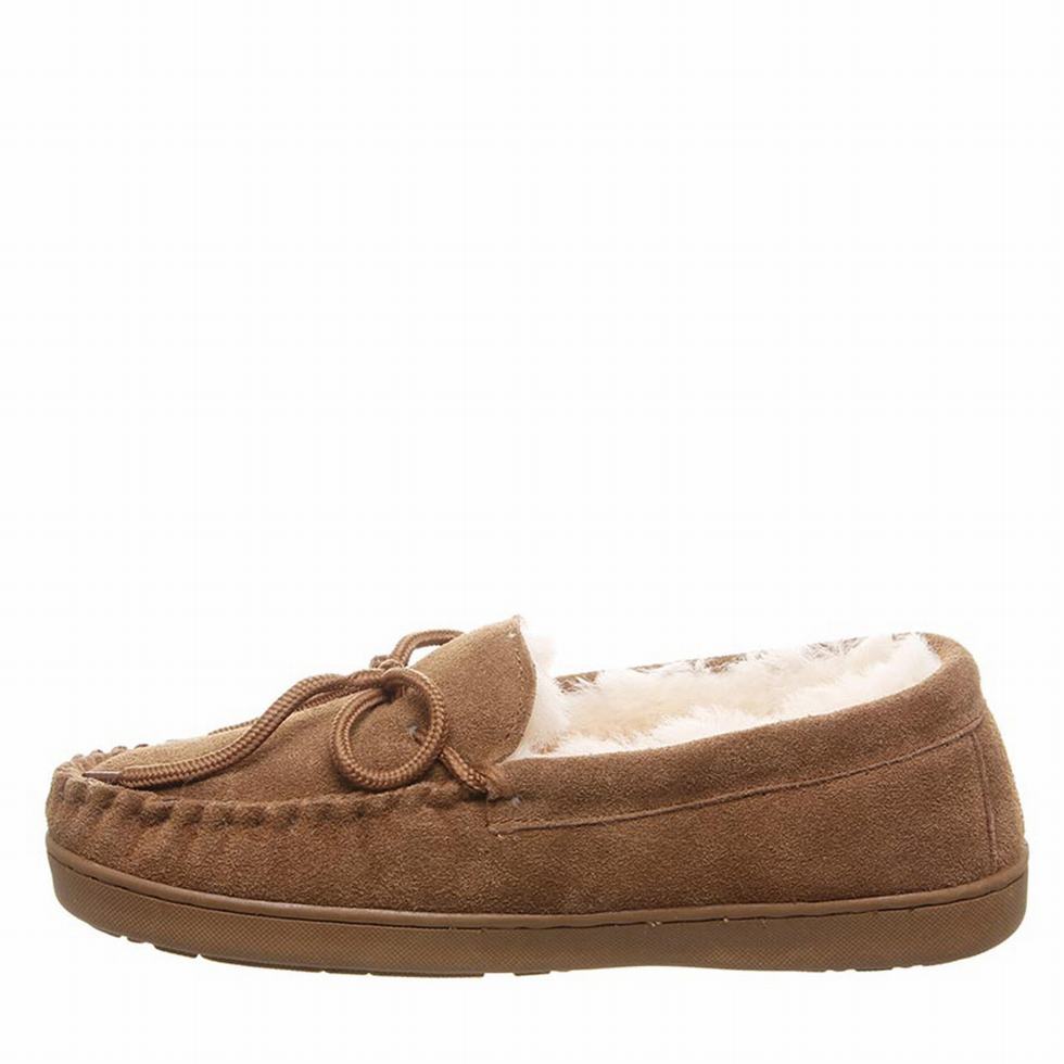 Bearpaw Moc II Wide loafers Herre Brune | XNS4839MA