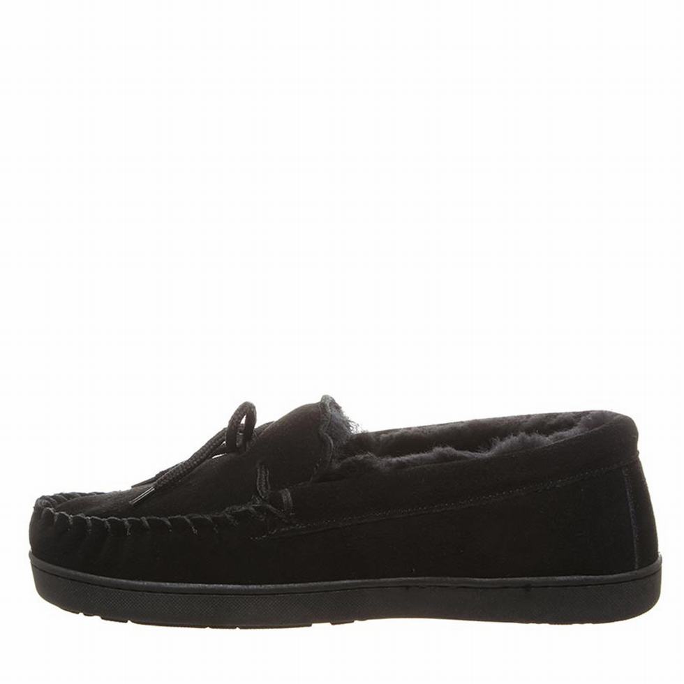 Bearpaw Moc II Wide loafers Herre Svarte | QKG7296YK