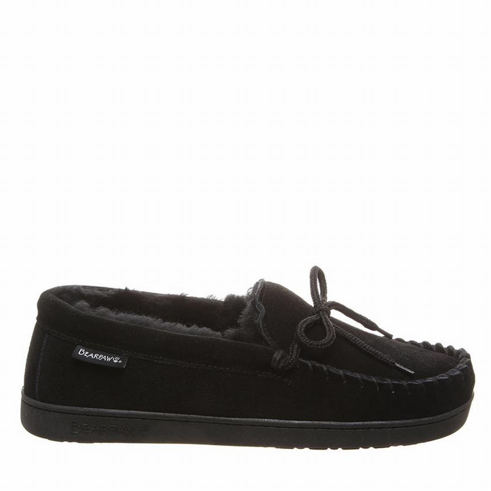 Bearpaw Moc II Wide loafers Herre Svarte | QKG7296YK