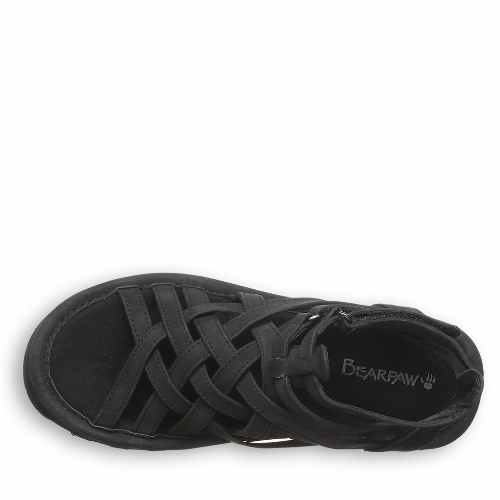 Bearpaw Prominence Sandaler Dame Svarte | AHA1814IP