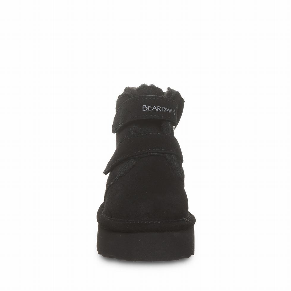 Bearpaw Retro Larisa Youth Støvler Barn Svarte | IKL8377WM