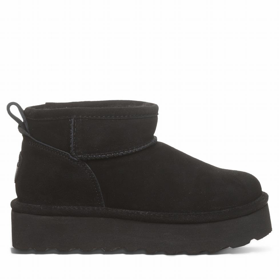 Bearpaw Retro Shorty Platform Støvler Dame Svarte | CYI8314BD