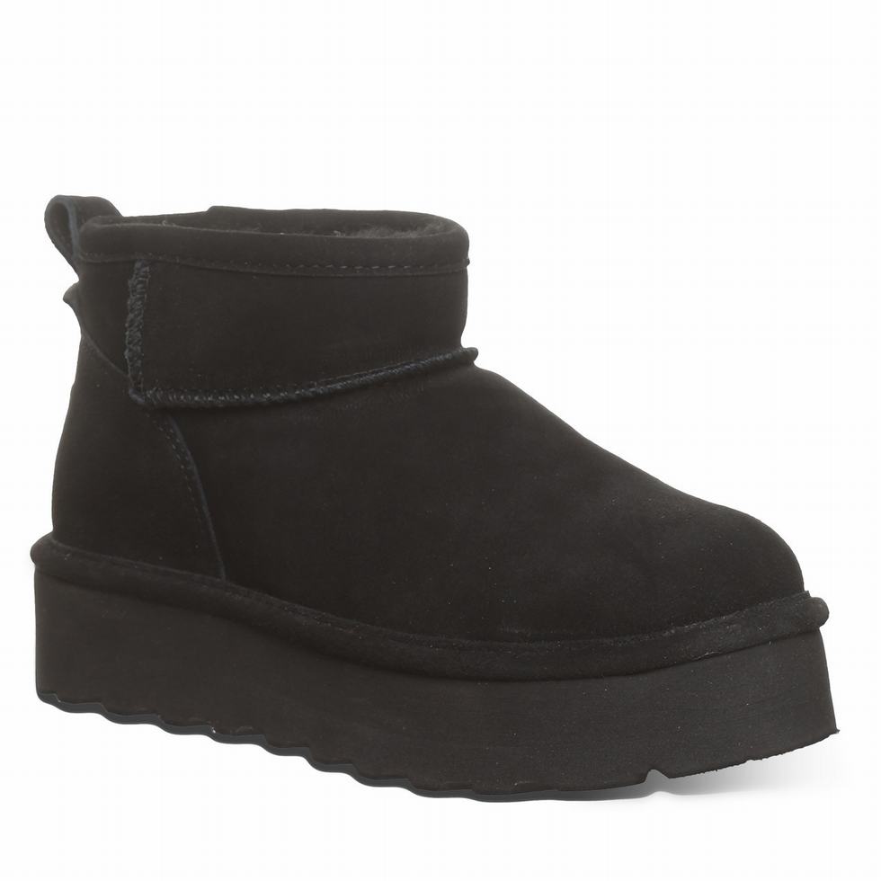 Bearpaw Retro Shorty Platform Støvler Dame Svarte | CYI8314BD