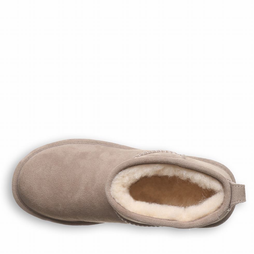 Bearpaw Retro Shorty Platform Støvler Dame Beige | IMQ3433IU