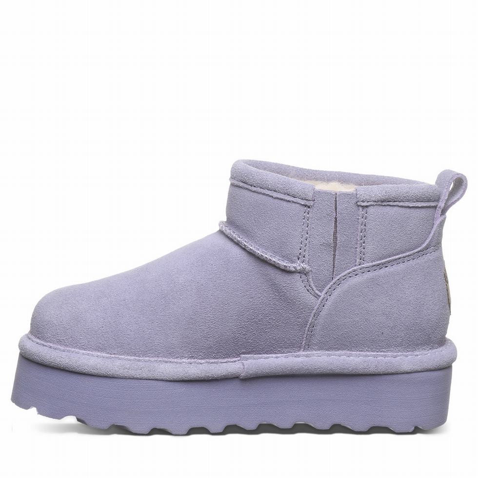 Bearpaw Retro Shorty Youth Støvler Barn Lilla | ZBZ985NP