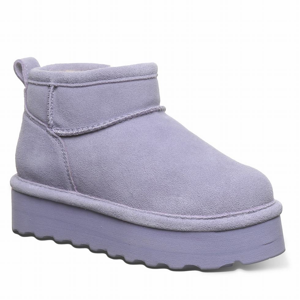 Bearpaw Retro Shorty Youth Støvler Barn Lilla | ZBZ985NP