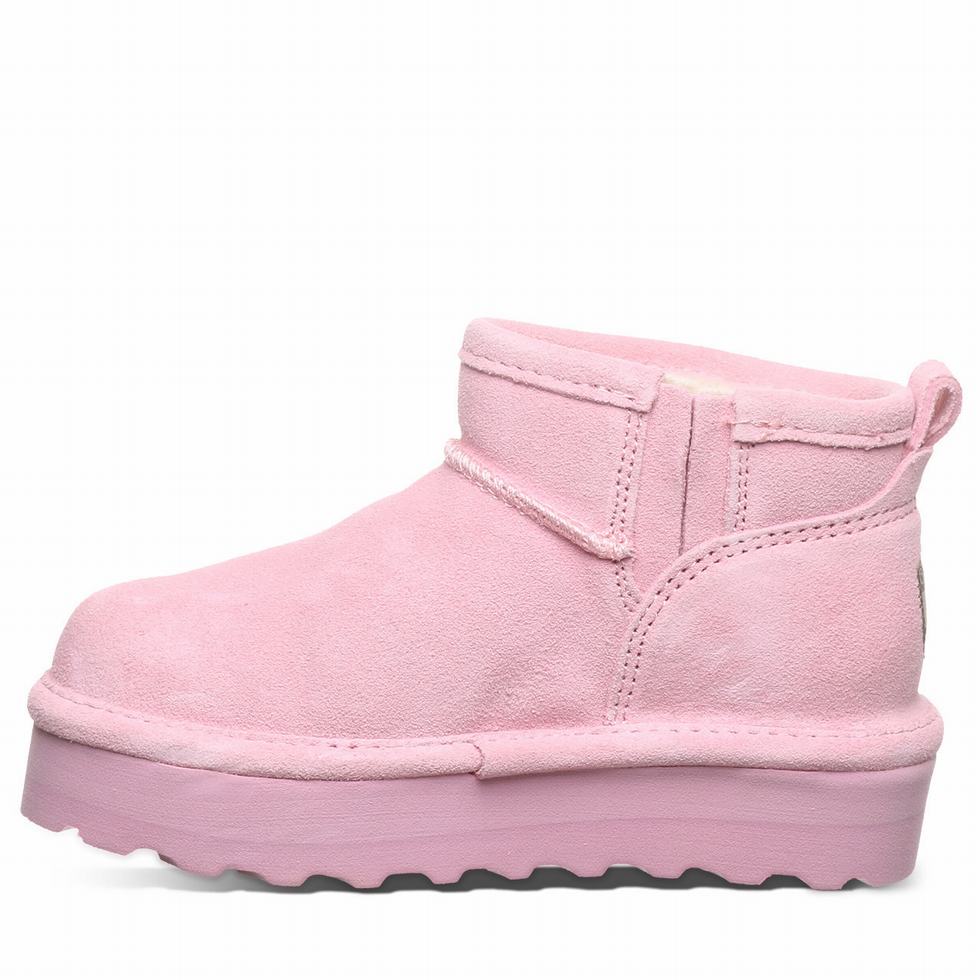 Bearpaw Retro Shorty Youth Støvler Barn Rosa | JYI3971BN