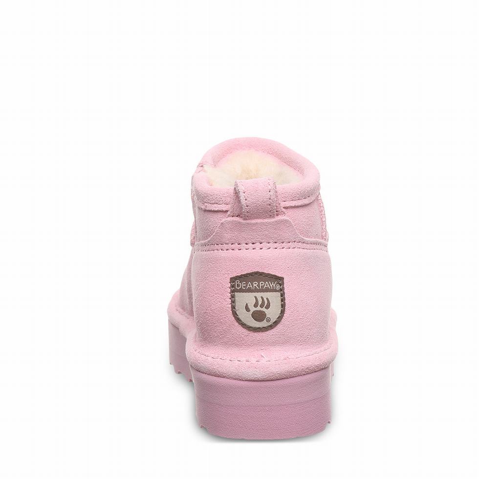 Bearpaw Retro Shorty Youth Støvler Barn Rosa | JYI3971BN