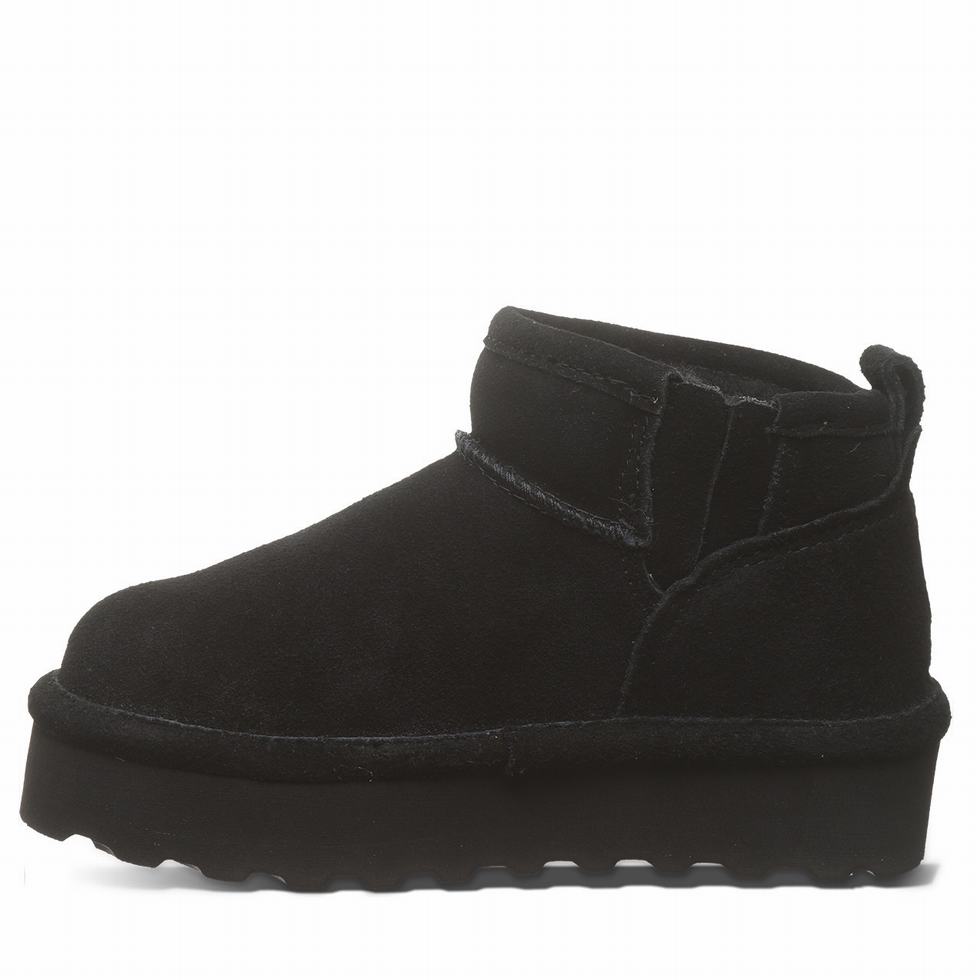 Bearpaw Retro Shorty Youth Støvler Barn Svarte | GUU9991YX