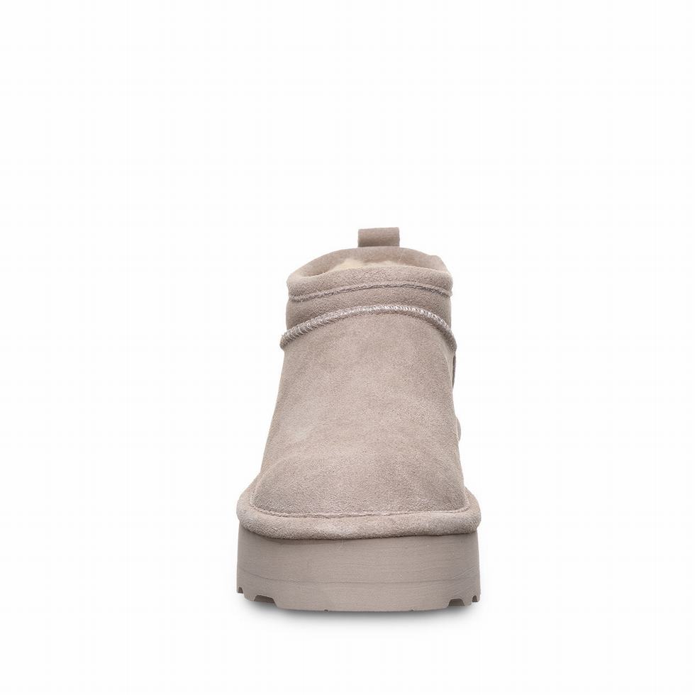 Bearpaw Retro Super Shorty Platform Støvler Dame Grå | FKP1349BG