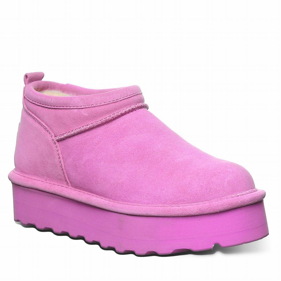 Bearpaw Retro Super Shorty Platform Støvler Dame Lilla | MWJ618ML