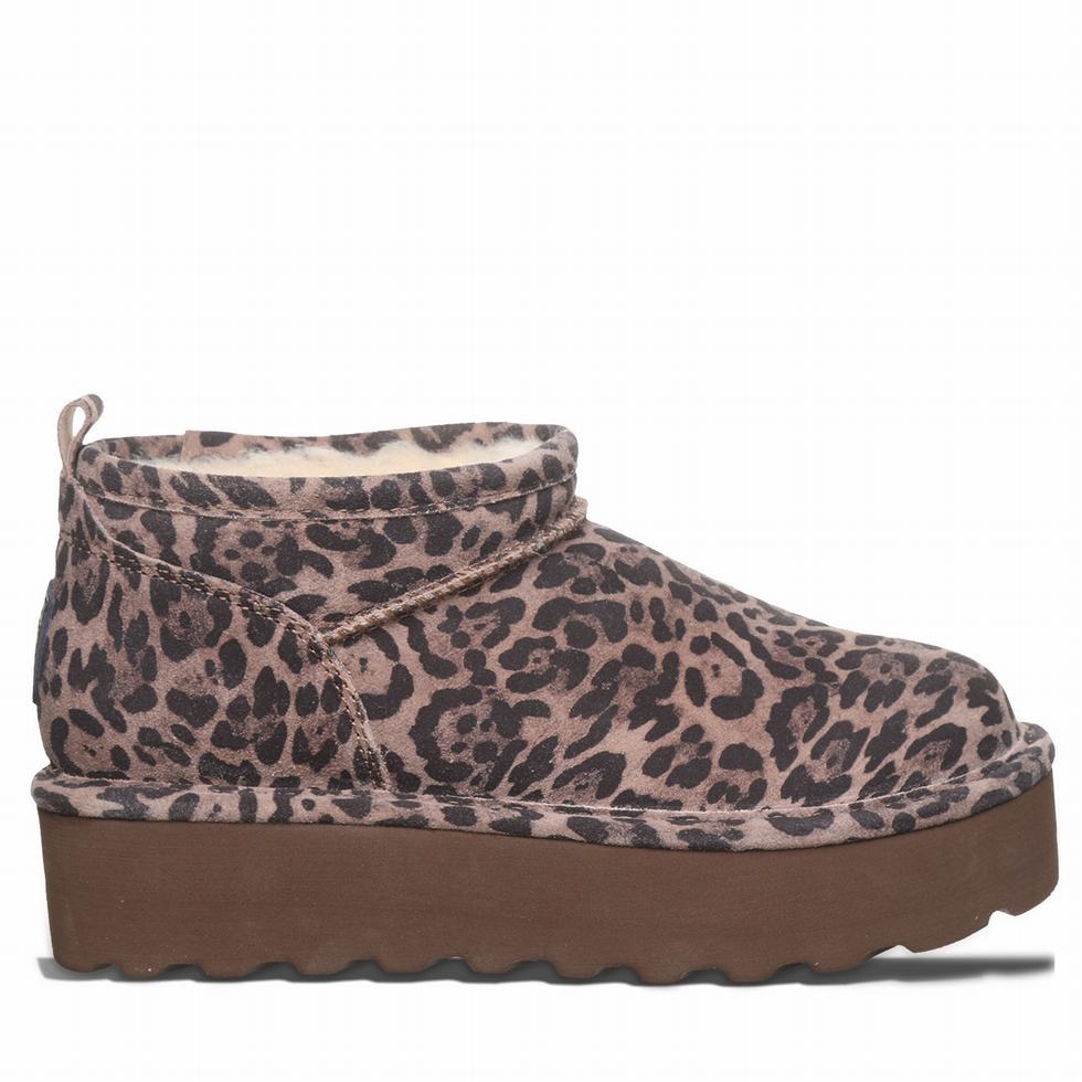 Bearpaw Retro Super Shorty Platform Støvler Dame Brune | HJT1049MZ