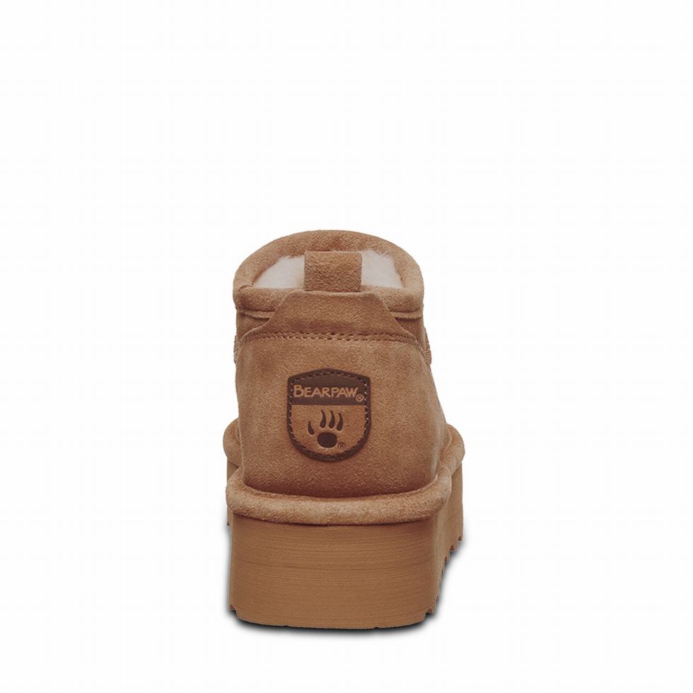 Bearpaw Retro Super Shorty Platform Støvler Dame Brune | MIF8160SI