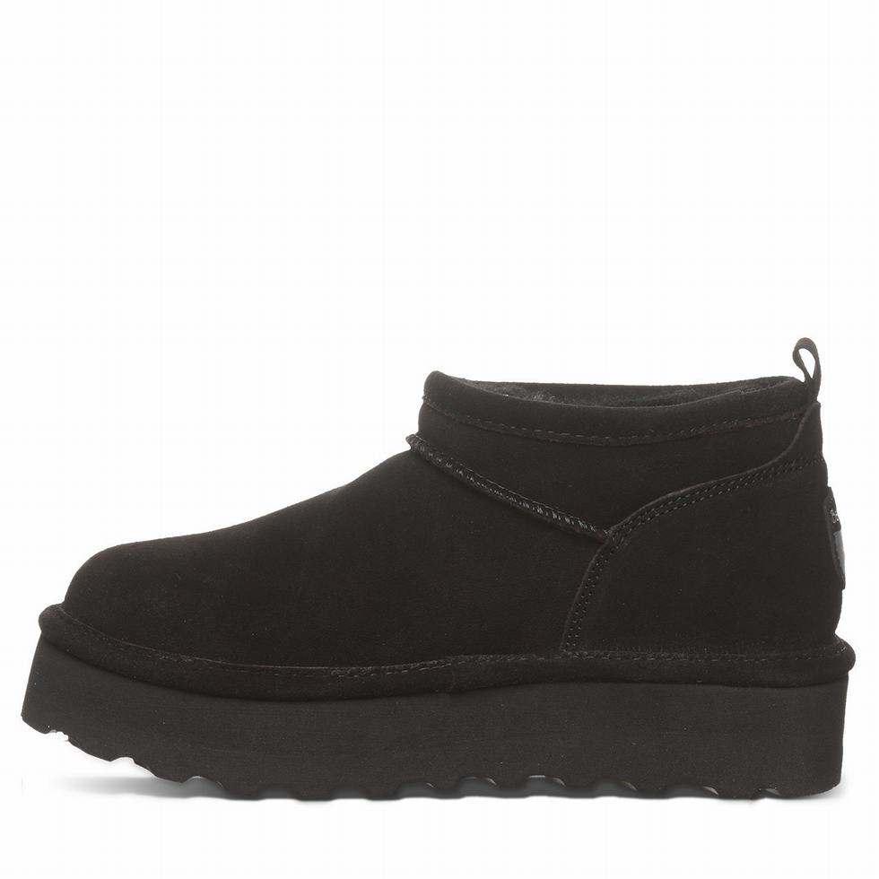 Bearpaw Retro Super Shorty Platform Støvler Dame Svarte | SAB1260WK