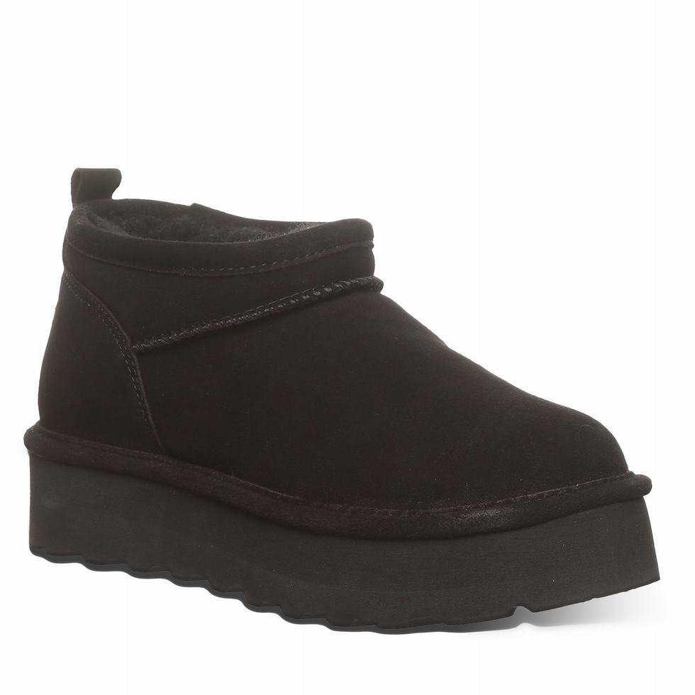 Bearpaw Retro Super Shorty Platform Støvler Dame Svarte | SAB1260WK