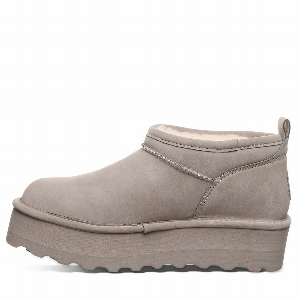 Bearpaw Retro Super Shorty Vegan Platform Støvler Dame Beige | IVS5158CZ