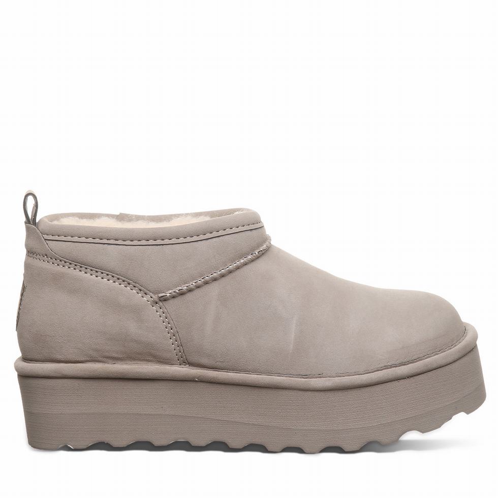 Bearpaw Retro Super Shorty Vegan Platform Støvler Dame Beige | IVS5158CZ