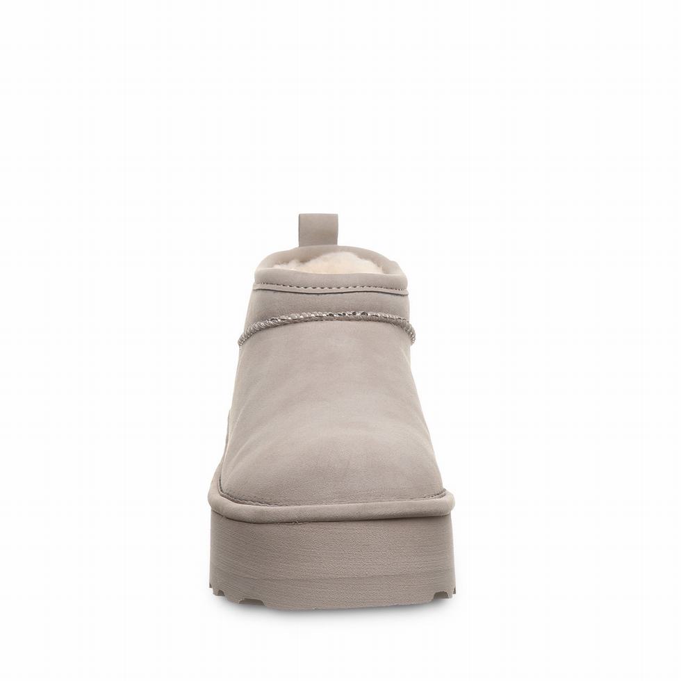 Bearpaw Retro Super Shorty Vegan Platform Støvler Dame Beige | IVS5158CZ