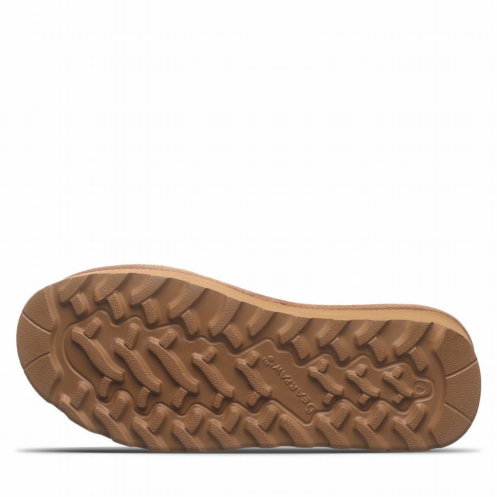 Bearpaw Retro Super Shorty Vegan Platform Støvler Dame Brune | WYP792WA