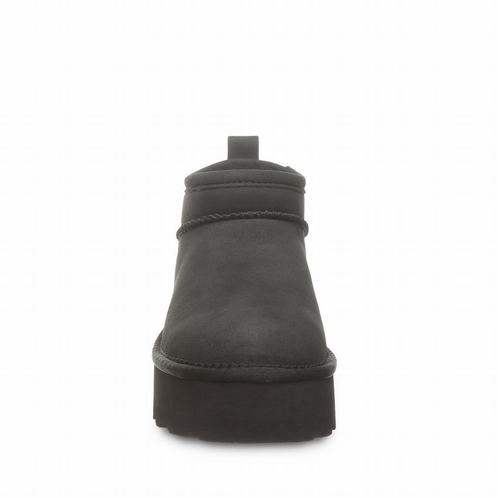 Bearpaw Retro Super Shorty Vegan Platform Støvler Dame Svarte | AQP7455ST