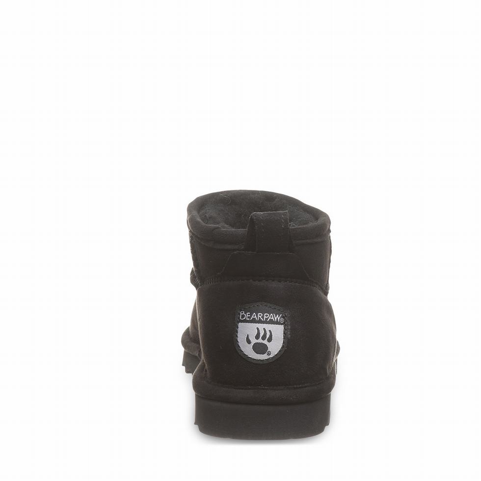 Bearpaw Shorty Vegan Støvler Dame Svarte | KKQ916CB