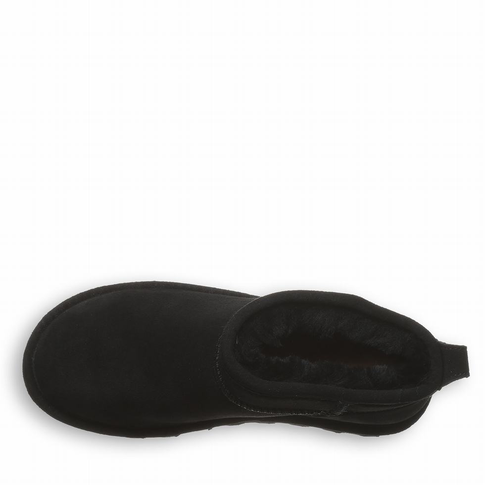 Bearpaw Shorty Wide Støvler Dame Svarte | HGU5725DL