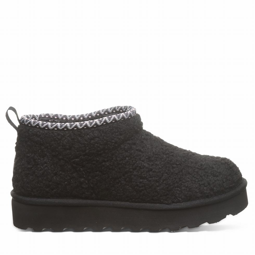 Bearpaw Snuggle Daphne Deco Støvler Dame Svarte | RCO1029AG