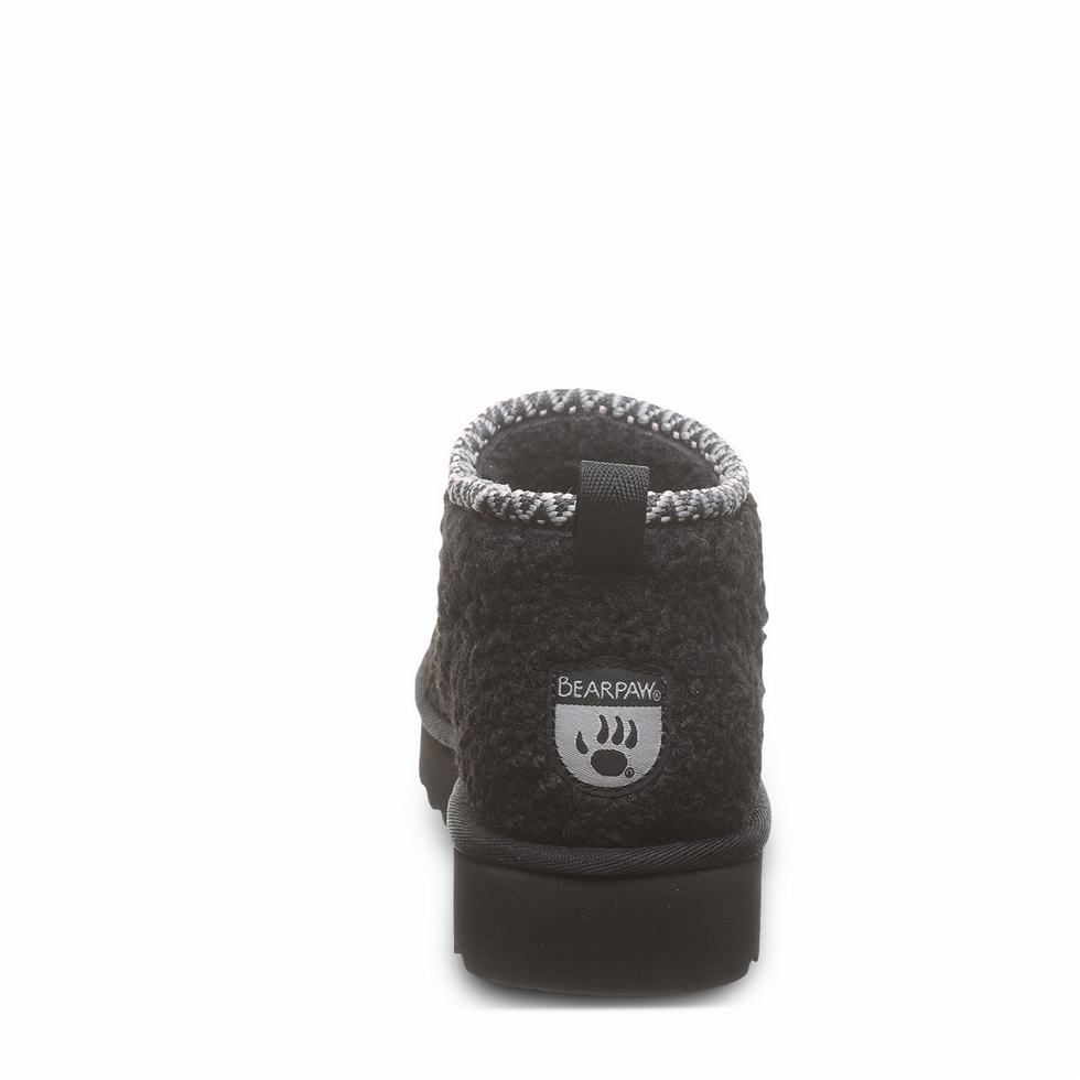 Bearpaw Snuggle Daphne Deco Støvler Dame Svarte | RCO1029AG