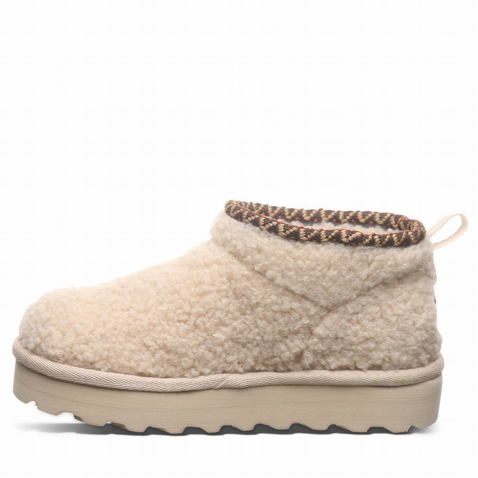 Bearpaw Snuggle Daphne Deco Youth Støvler Barn Beige | ZTO183AR