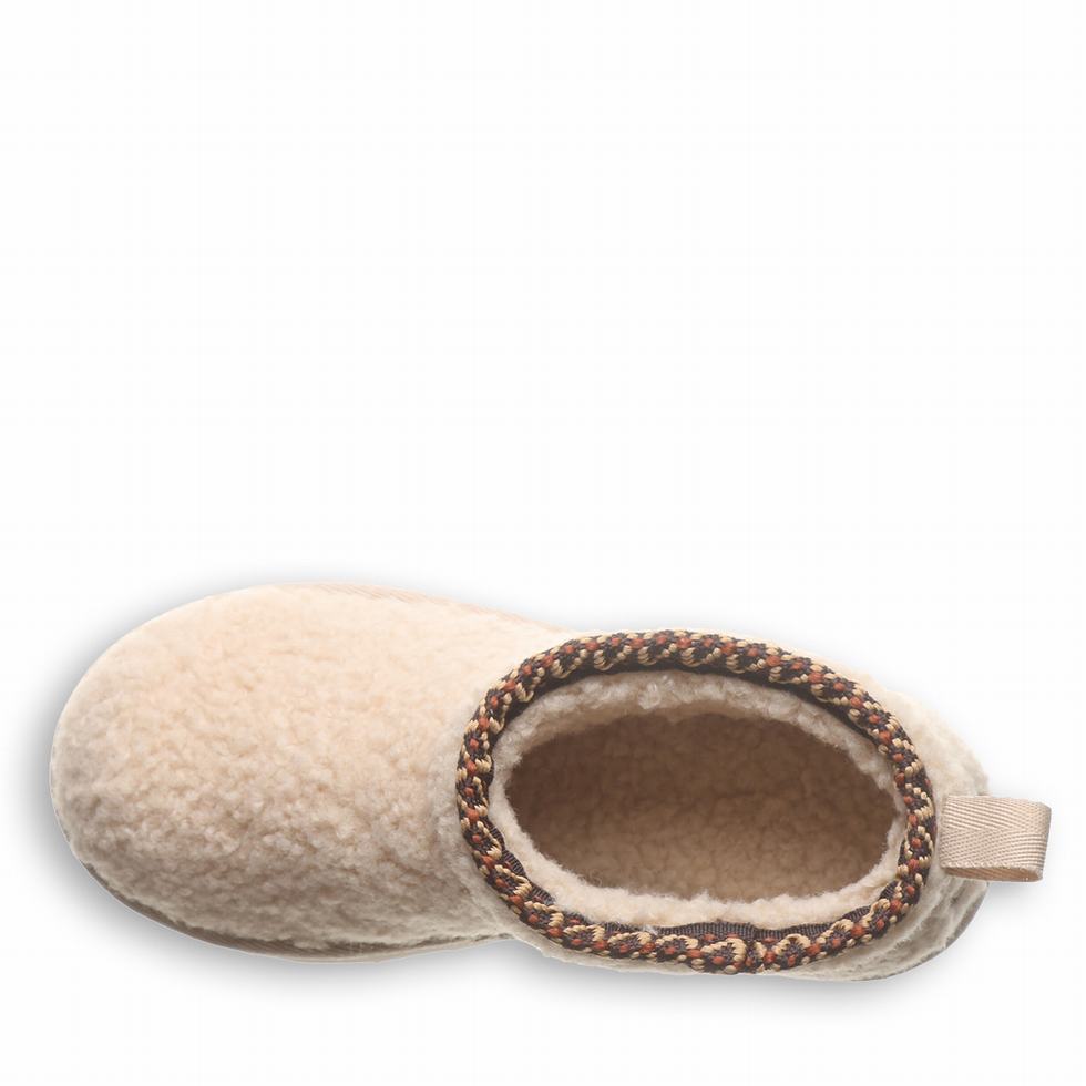 Bearpaw Snuggle Daphne Deco Youth Støvler Barn Beige | ZTO183AR