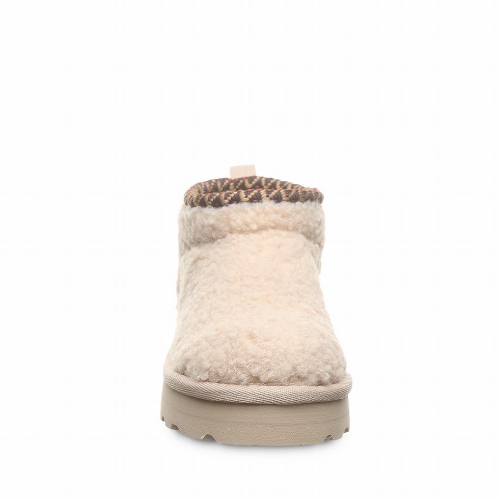 Bearpaw Snuggle Daphne Deco Youth Støvler Barn Beige | ZTO183AR