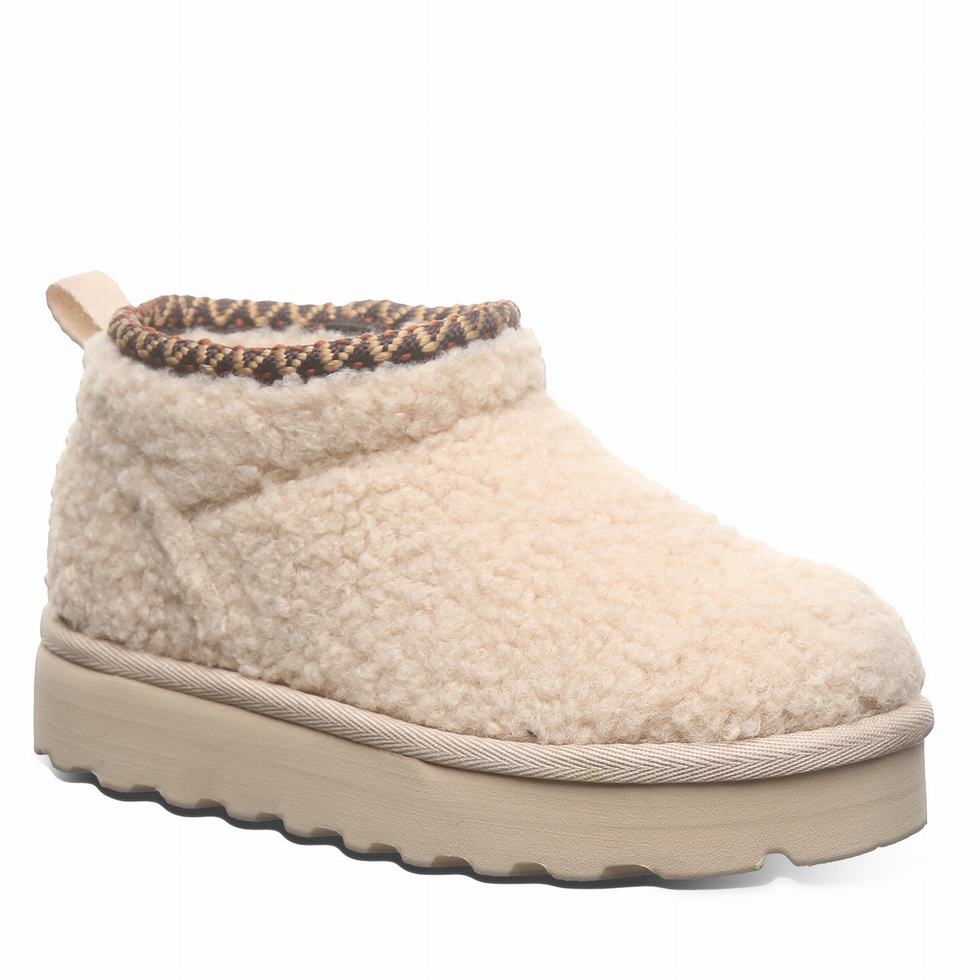 Bearpaw Snuggle Daphne Deco Youth Støvler Barn Beige | ZTO183AR